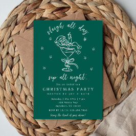 Sleigh and Sip Christmas Party 招待状