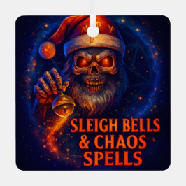 Sleigh Bells & Chaos Spells Christmas  メタルオーナメント