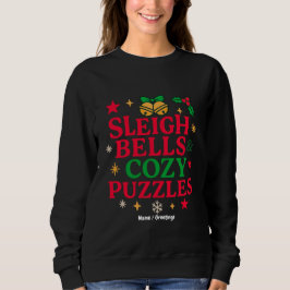 Sleigh Bells & Cozy Puzzles Festive Holiday Gift  スウェットシャツ
