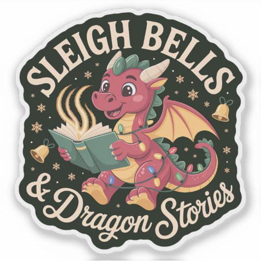 Sleigh Bells & Dragon Stories Holiday Magic シール (正面)