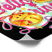 Sleigh Bells Ring Christmas Design For Girls  ポスター (角)