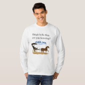 Sleigh Bells Ring Horse Carriage Tシャツ (正面フル)