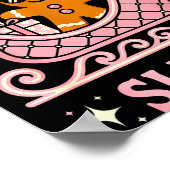 Sleigh Girl Cute Cookie Christmas  ポスター (角)