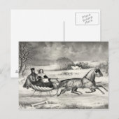 Sleigh Rideはがき ポストカード (正面/裏面)