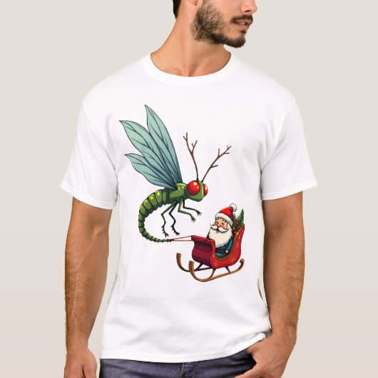 Sleigh Ride Dragonfly Tシャツ (正面)