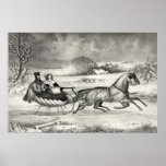 "Sleigh Ride" poster/print ポスター<br><div class="desc">Looking for something specific? 
 Leave a comment below on what you need and we will do our best to post it for you.
 --VintageWorks</div>