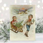 Sleigh Ride | Vintage Christmas カード