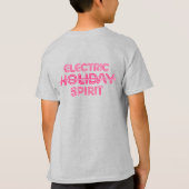 Sleigh the Night Shirt Electric Holiday Spirit  Tシャツ (裏面)