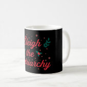 Sleigh The Patriarchy Feminist Christmas コーヒーマグカップ (正面右)