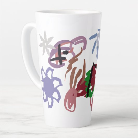 Sleigh winter カフェラテマグ (左アングル)