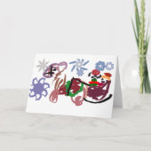  Sleigh winter  カード (正面)