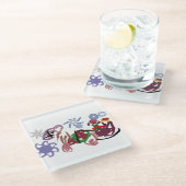  Sleigh winter  ガラスコースター (アングル)