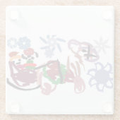  Sleigh winter  ガラスコースター (裏面)