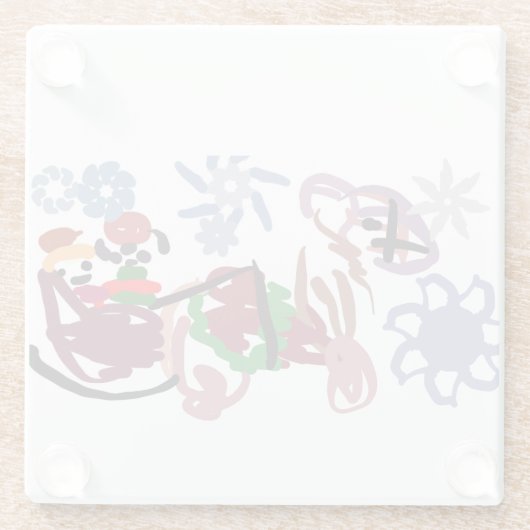  Sleigh winter  ガラスコースター (裏面)