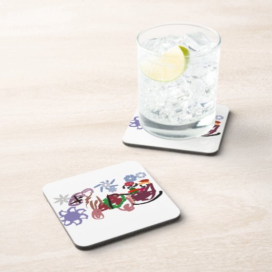  Sleigh winter  コースター (右側)