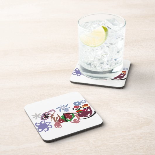  Sleigh winter  コースター (右側)