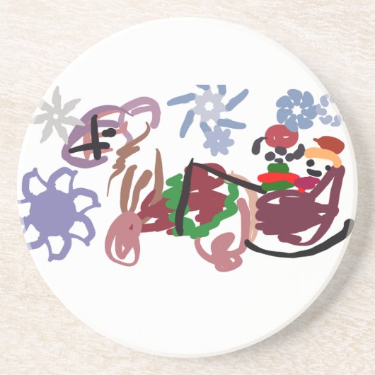 Sleigh winter コースター (正面)