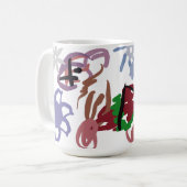  Sleigh winter  コーヒーマグカップ (正面左)