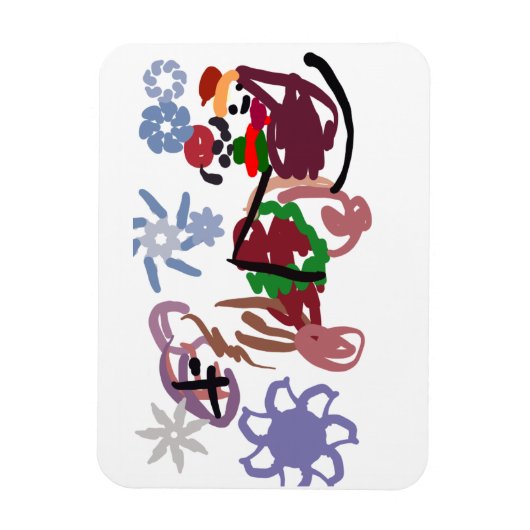  Sleigh winter  マグネット (縦)