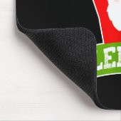 Sleigher Ugly Sweater Heavy Metal Christmas Sweate マウスパッド (コーナー)