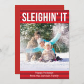 Sleighinそれ休日カード シーズンカード (正面/裏面)