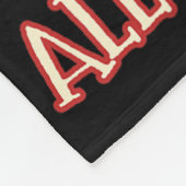 Sleighing All The Notes Santa Christmas Music Sant フリースブランケット (角)