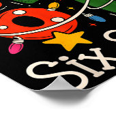 Sleighing Six Seven 67 Meme Christmas Gen Z Alpha  ポスター (角)