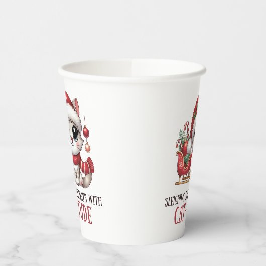 Sleighthing the holidays with Catutitude 紙コップ (左)