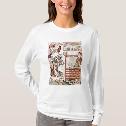 SleipnirにまたがるHermod Tシャツ (正面)