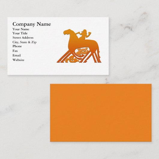 Sleipnirのバイキングの神話のOdinの乗馬 名刺 (正面/裏面)