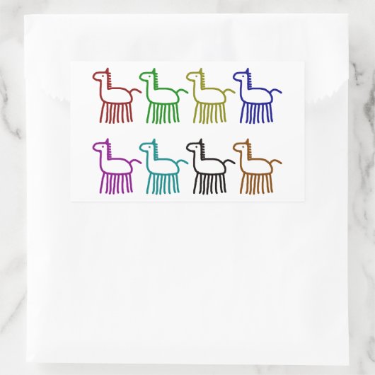 sleipnir8 長方形シール (バッグ)