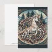 Sleipnir Woodland Myth Art Flat Thank You Card サンキューカード (正面/裏面)