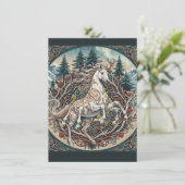 Sleipnir Woodland Myth Art Flat Thank You Card サンキューカード (スタンド正面)