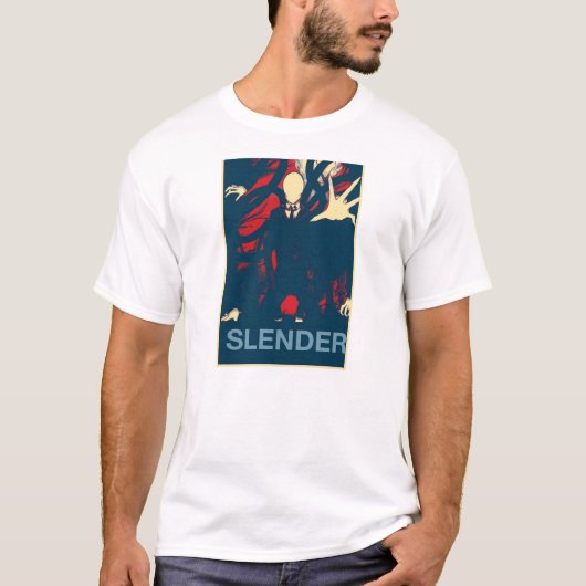 Slendermanのワイシャツ Tシャツ (正面)
