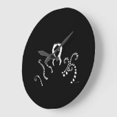 Slenderwoman ラージ壁時計 (傾斜)