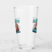 Sleppaholic - Sleeping Sloth On Yoga mat タンブラーグラス (左)