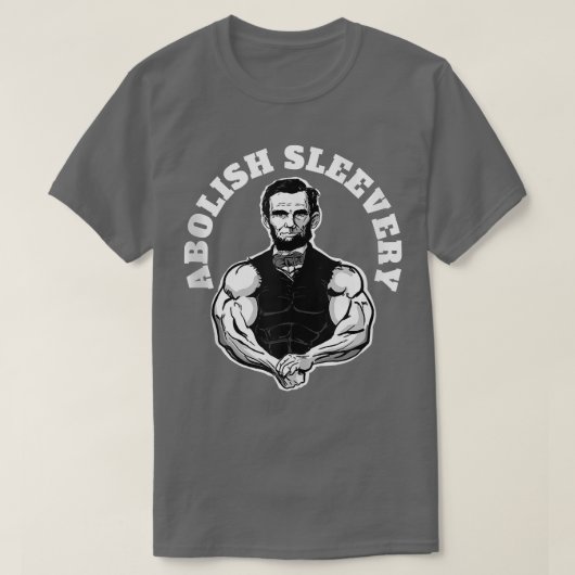 Slevery Abraham Lincoln Free the Sl Tシャツ (デザイン正面)