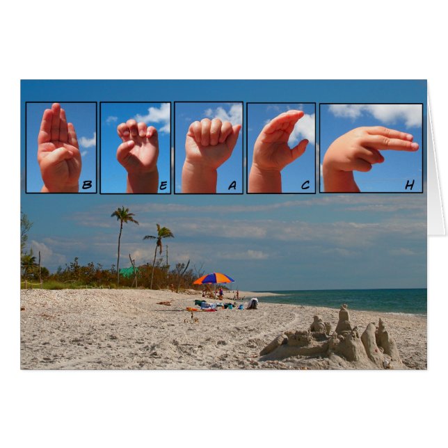 SLGのビーチカード (正面横)