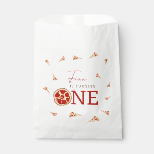 Slice Of Fun 1st Birthday  フェイバーバッグ (正面)