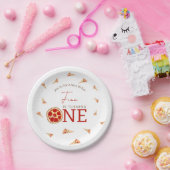 Slice Of Fun 1st Birthday  ペーパープレート (パーティー)
