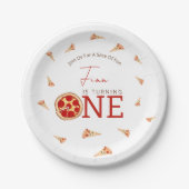 Slice Of Fun 1st Birthday  ペーパープレート (正面)