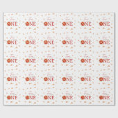 Slice Of Fun 1st Birthday  ラッピングペーパー (フラット)