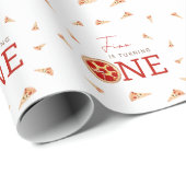 Slice Of Fun 1st Birthday  ラッピングペーパー (ロールコーナー)