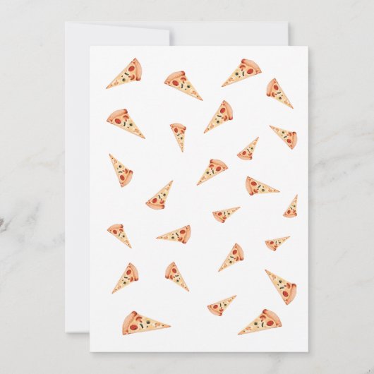 Slice Of Fun 1st Birthday Invitation 招待状 (裏面)