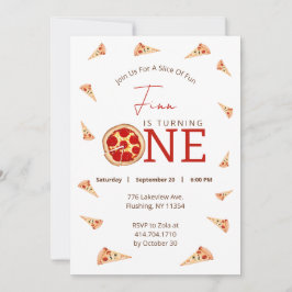 Slice Of Fun 1st Birthday Invitation 招待状