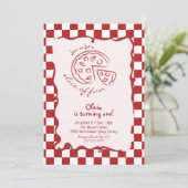 Slice of Fun Birthday Invitation 招待状 (スタンド正面)