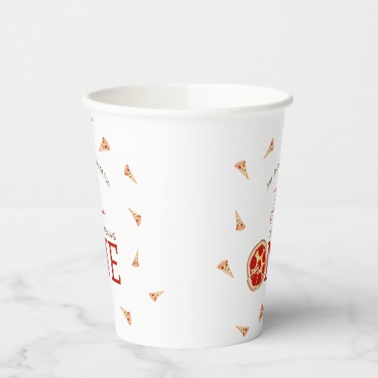 Slice of Fun First Birthday Paper cup 紙コップ (左)