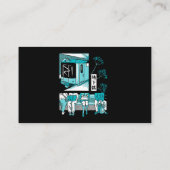 Slice Of Life Anime Train Metroかわいい日本 名刺 (裏面)