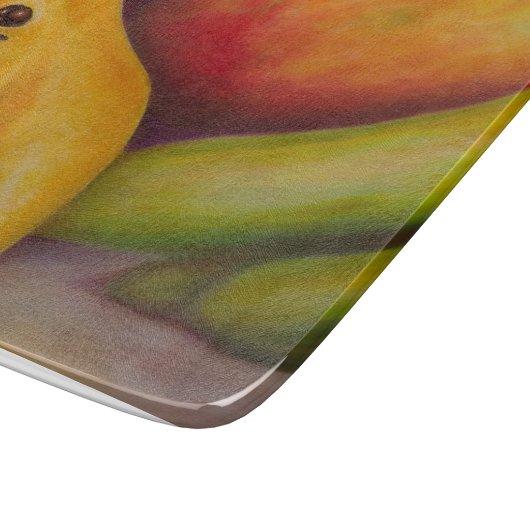 Slice of Paradise – Tropical Fruit Cutting Board カッティングボード (角)