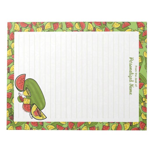 Slice of Sunshine Framed R & Y Lined Notepad ノートパッド (正面)